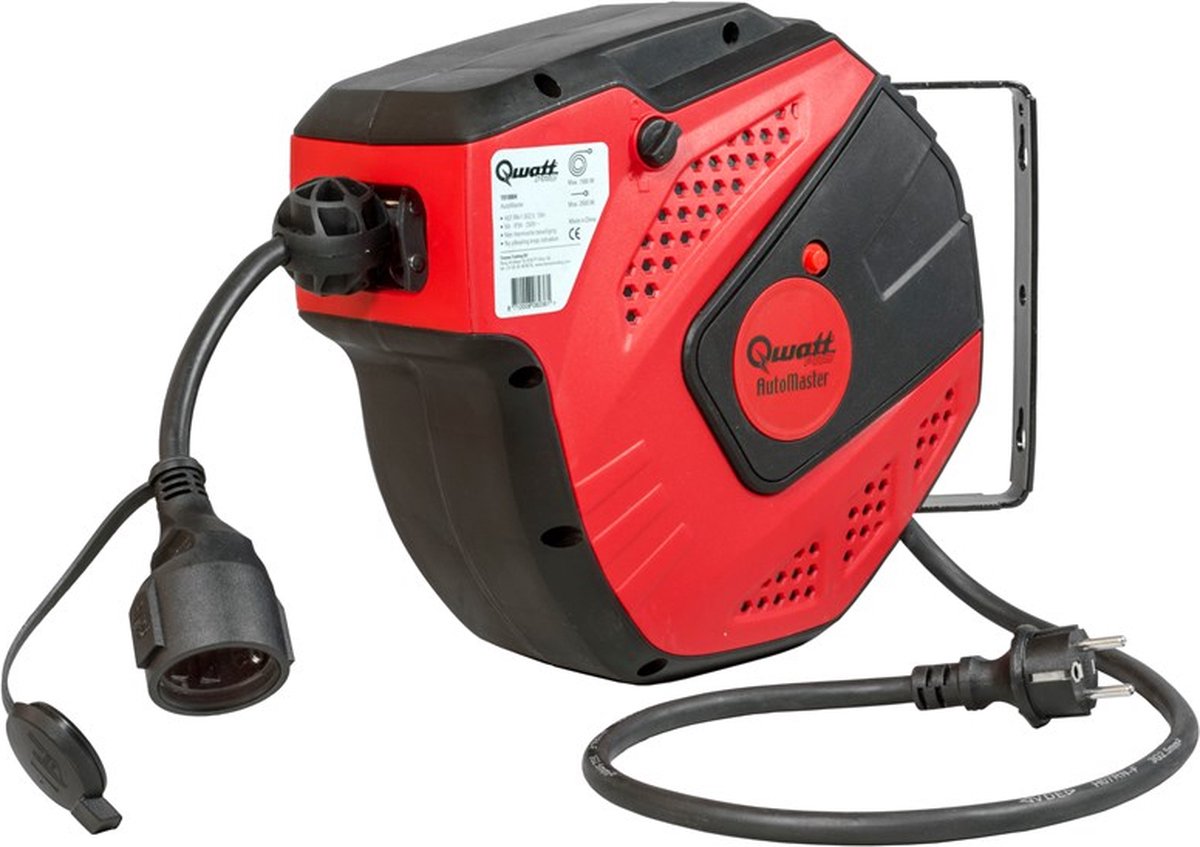 QwattPro Veerhaspel | RA | 10+1m | 3G2,5 H07RN-F IP20 - 1910004