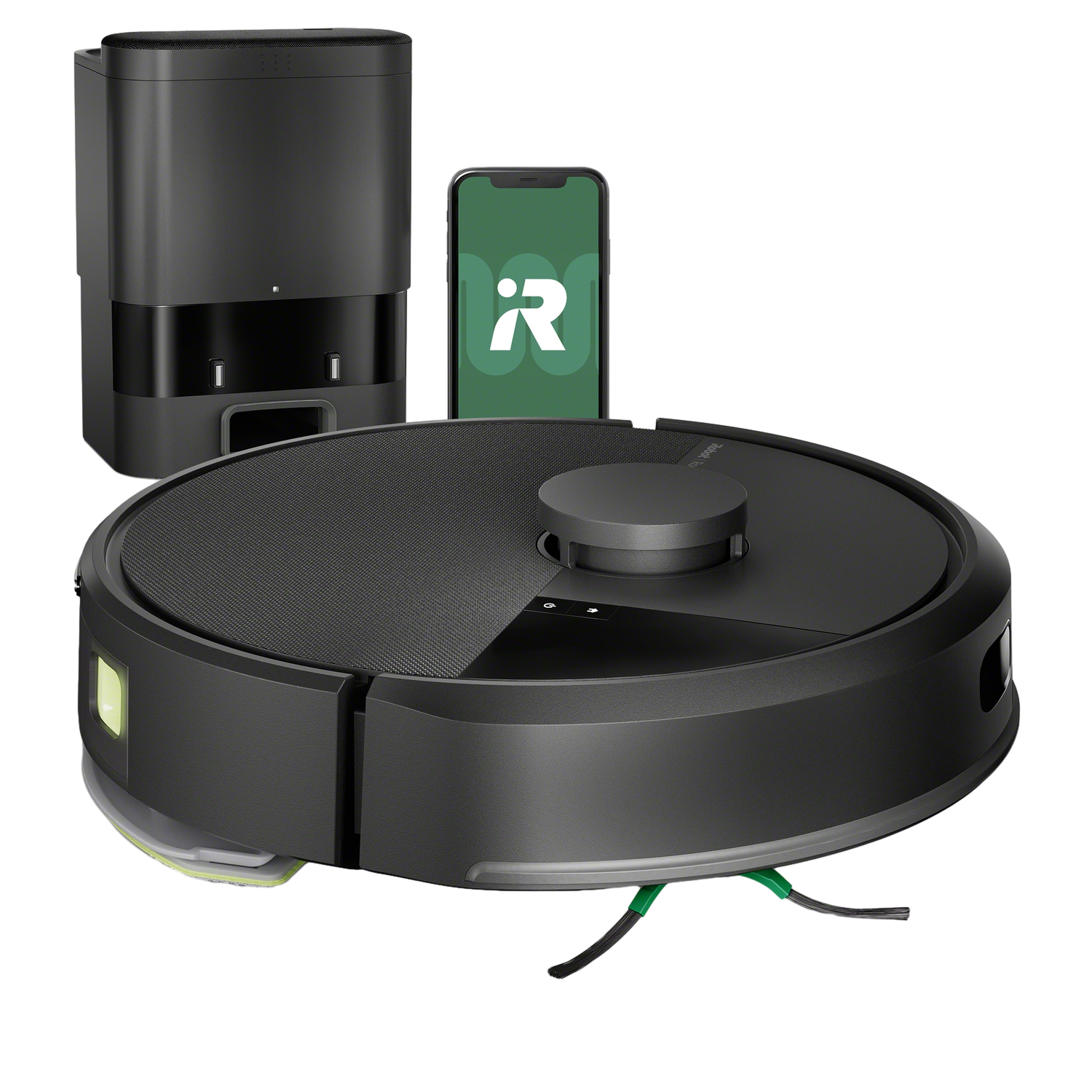 Irobot Y351040 Robotstofzuiger Met Dweilfunctie Zwart