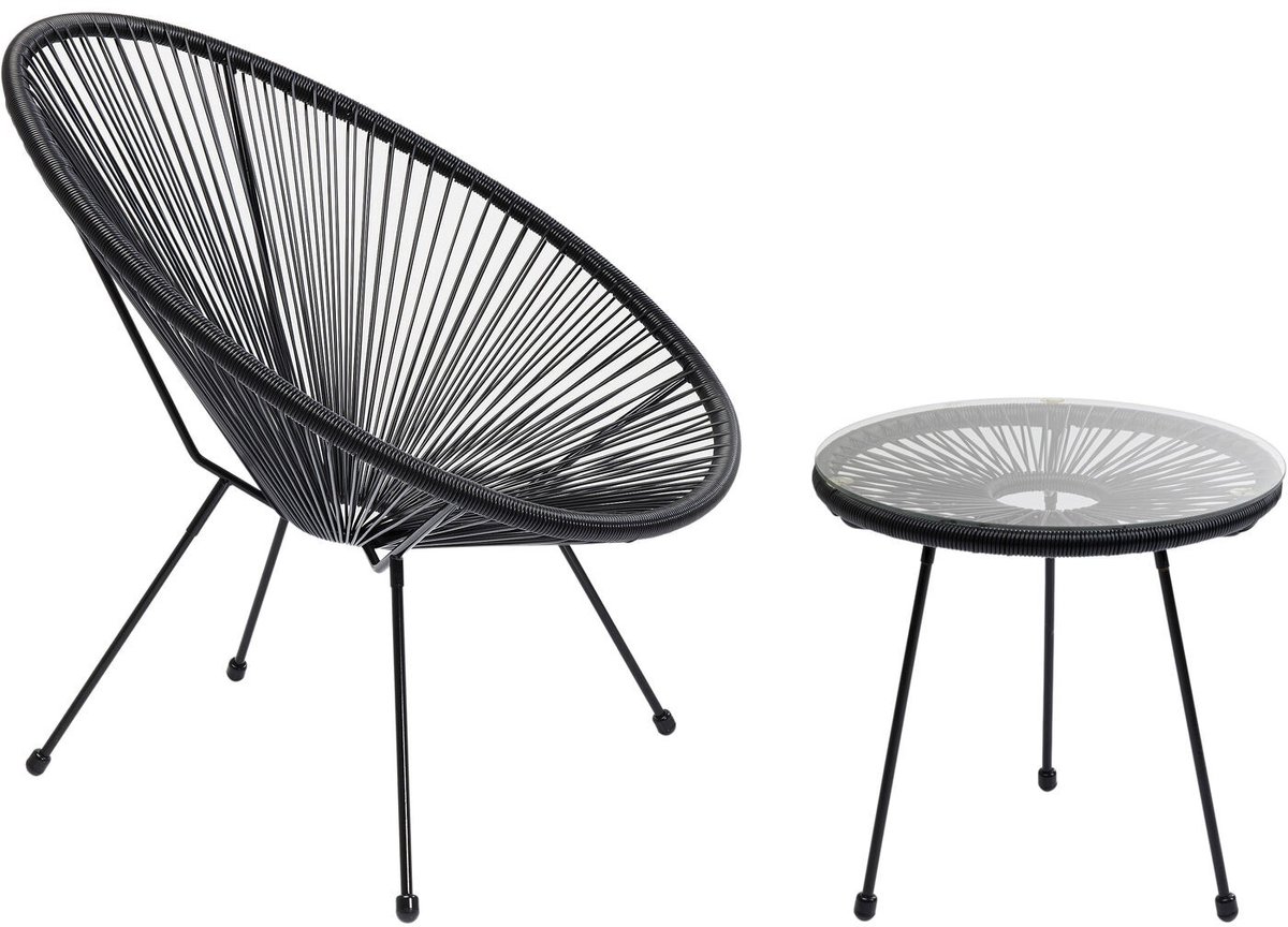 Kare Set Acapulco Black (2|parts)