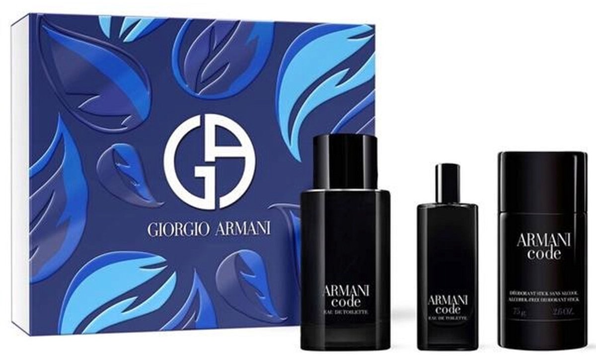 GIORGIO ARMANI Giorgio Armani Armani Code EDT 75 + Deo 75 ML + EDT 15 ML Spray