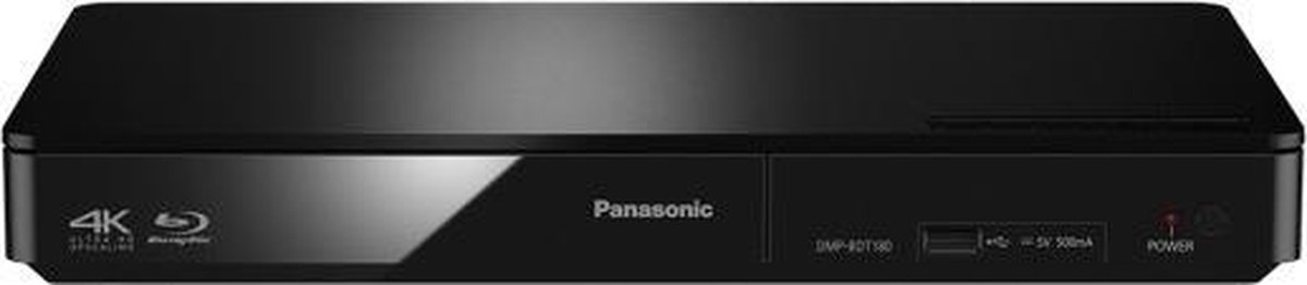Panasonic DMP-BDT180EG Blu-Ray speler Zwart