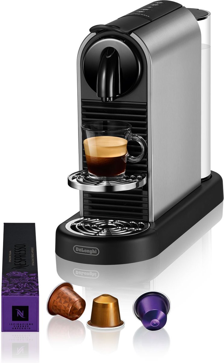DeLonghi Nespresso EN220.T Citiz Platinum Koffiemachine