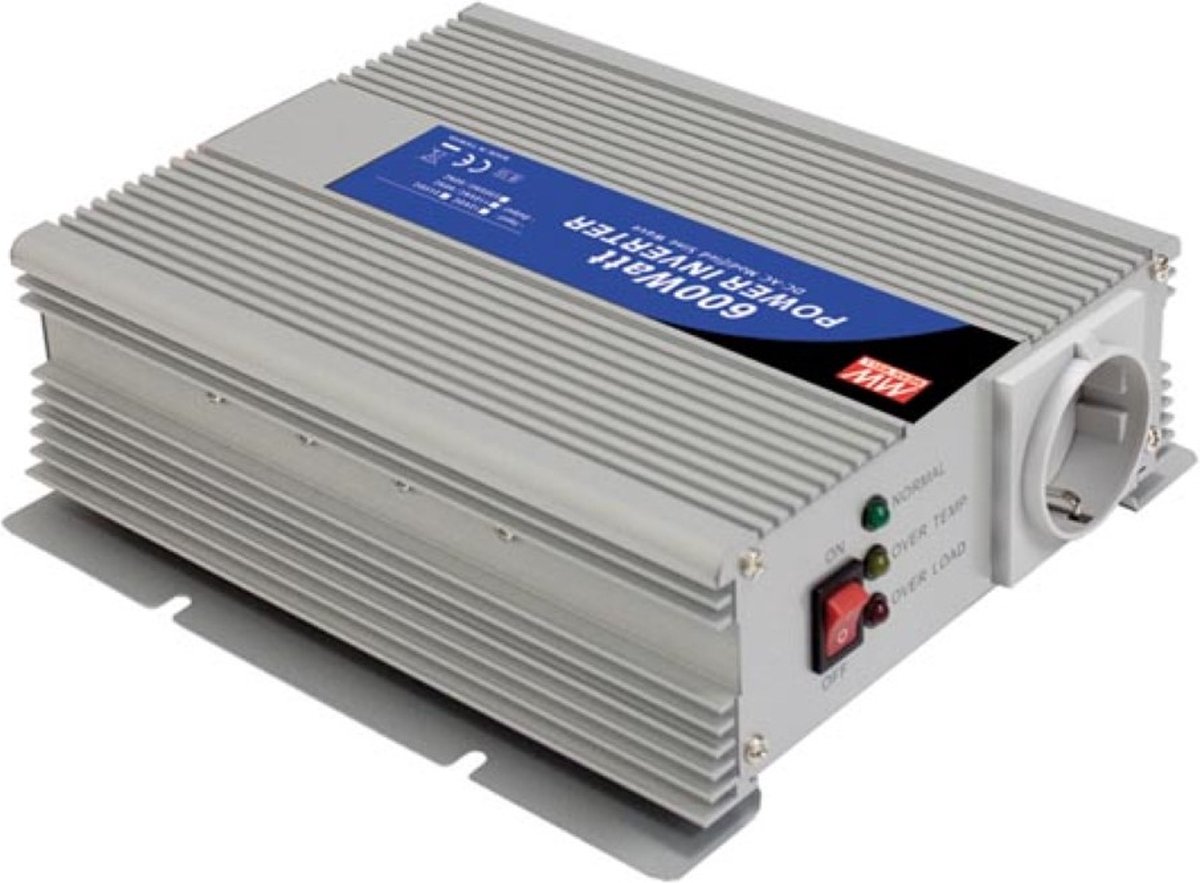 Mean Well A301-600-F3 Omvormer 600 W 12 V/DC - 230 V