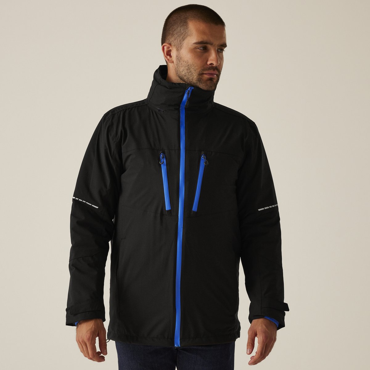 Ragetta RG156 X-Pro Evader III 3in1 Jacket - Black/Oxford Blue - 3XL