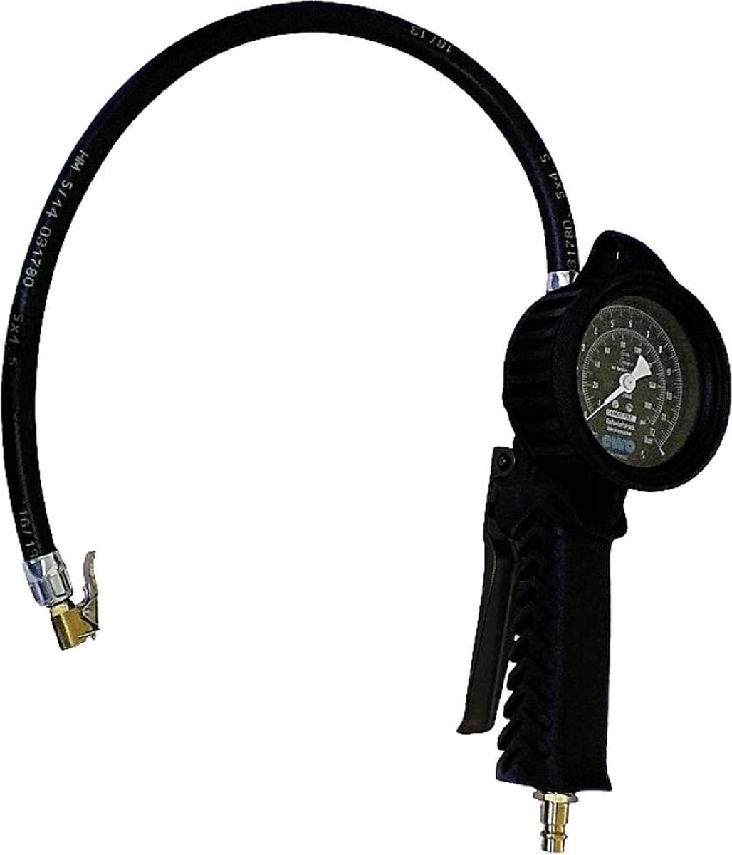 EWO 245261 Pneumatische bandenspanningsmeter (geijkt) 12 bar