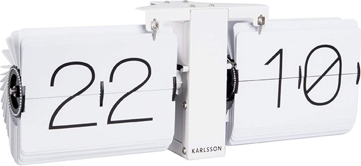 Karlsson No Case Flip Tafel-/Wandklok