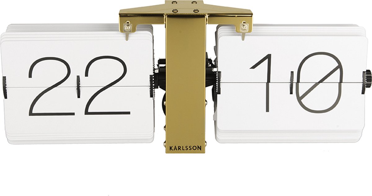 Karlsson No Case Flip Tafelklok/Wandklok 14 x 36 cm