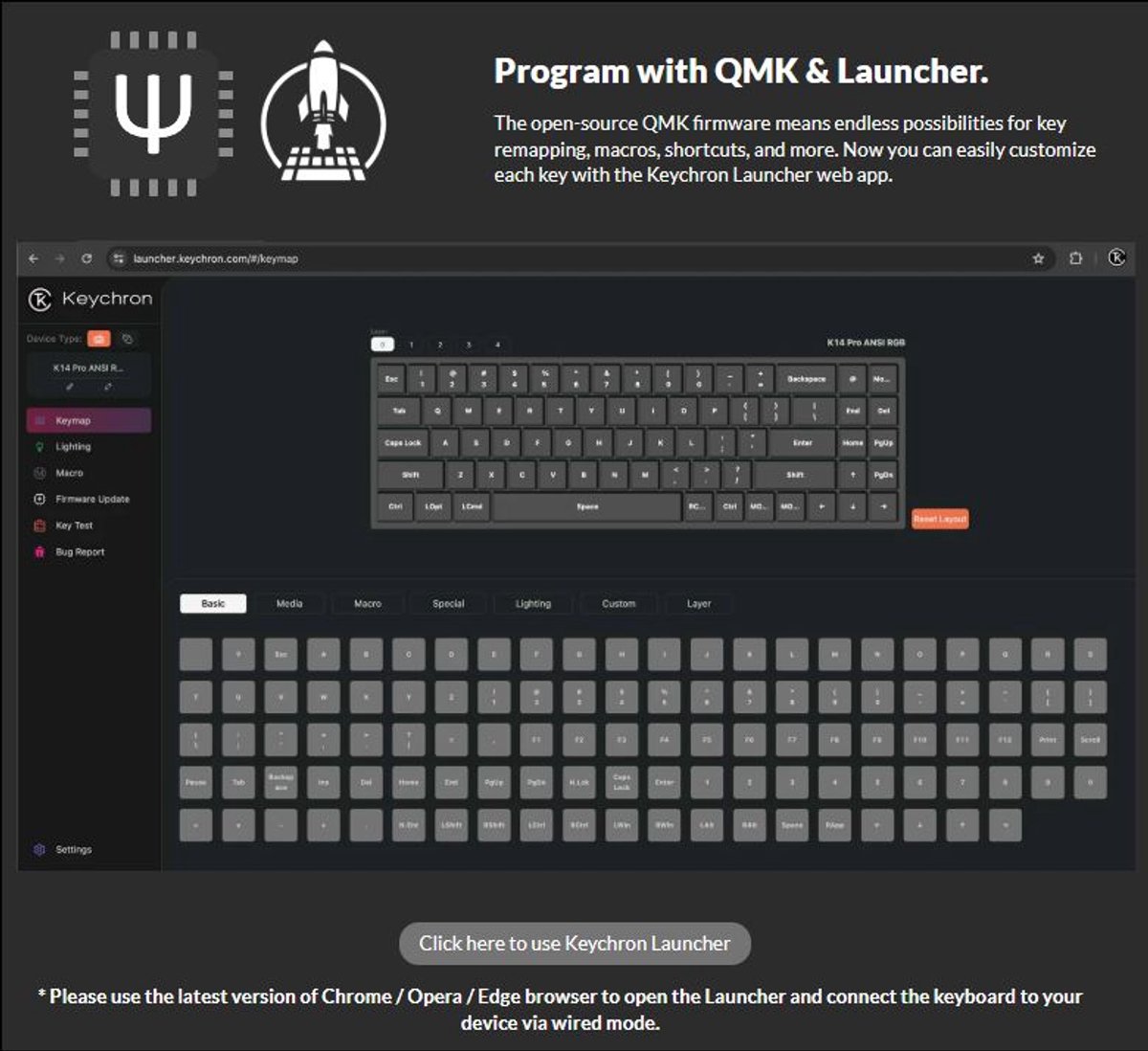 Keychron V6 Max QMK/VIA gaming toetsenbord