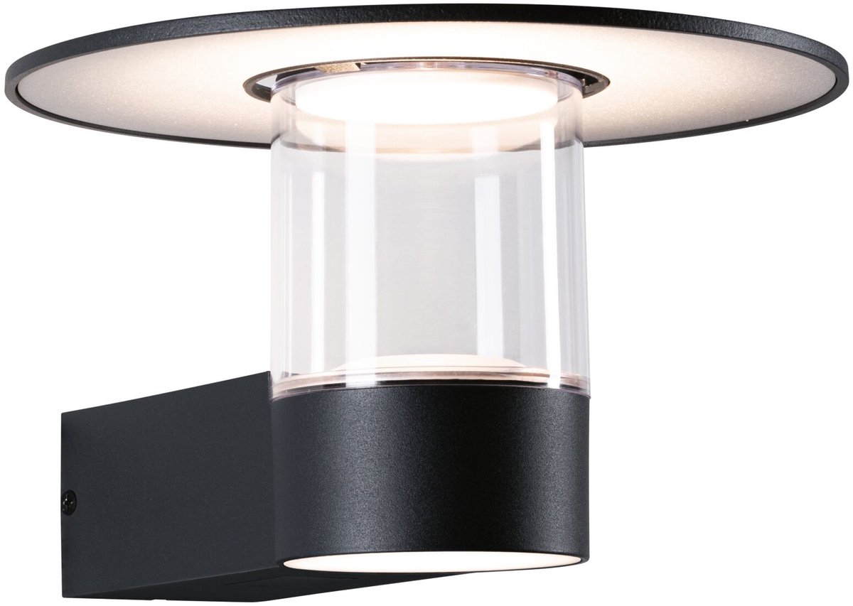Paulmann Sienna 94834 LED-buitenlamp met bewegingsmelder (wand) LED 3 W Antraciet