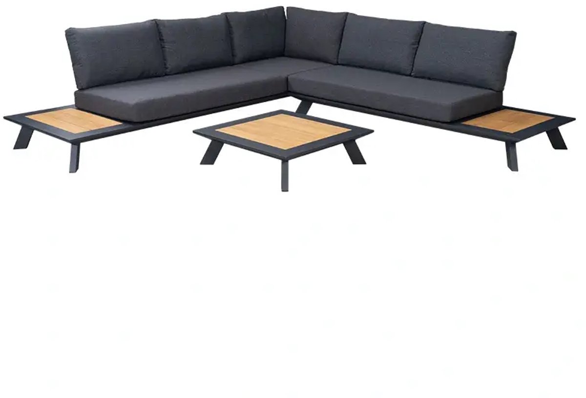 Parga Loungeset - Antraciet Trestino - Trestino