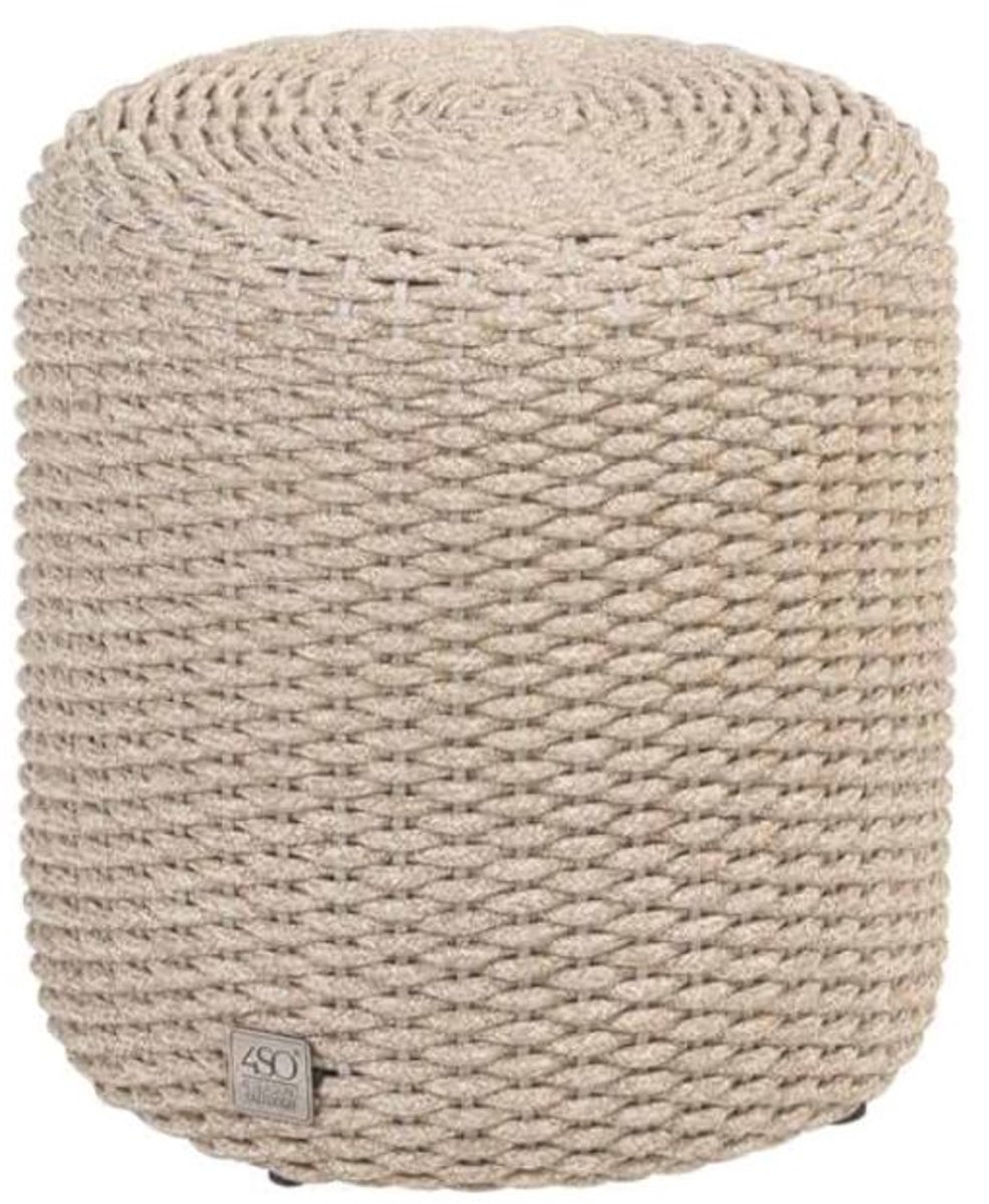 Muffin poef rond 40 cm dia. H42 cm latte 4SO - 4so