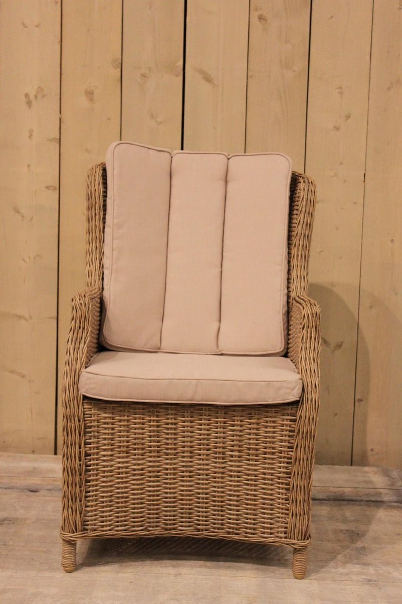 Darwin verstelbare stoel rattan grey - Eurofleur aanbieding