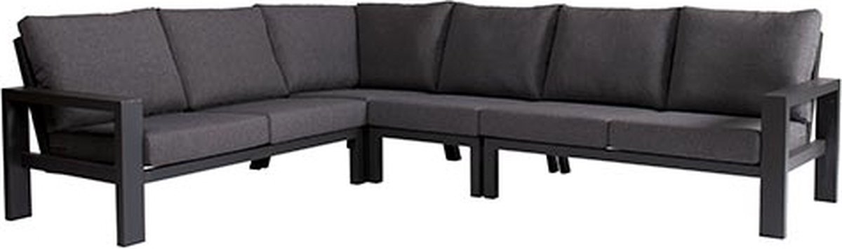 Benton Hoek Loungebank - Antraciet Buitengewoon de Boet - Buitengewoon de boet