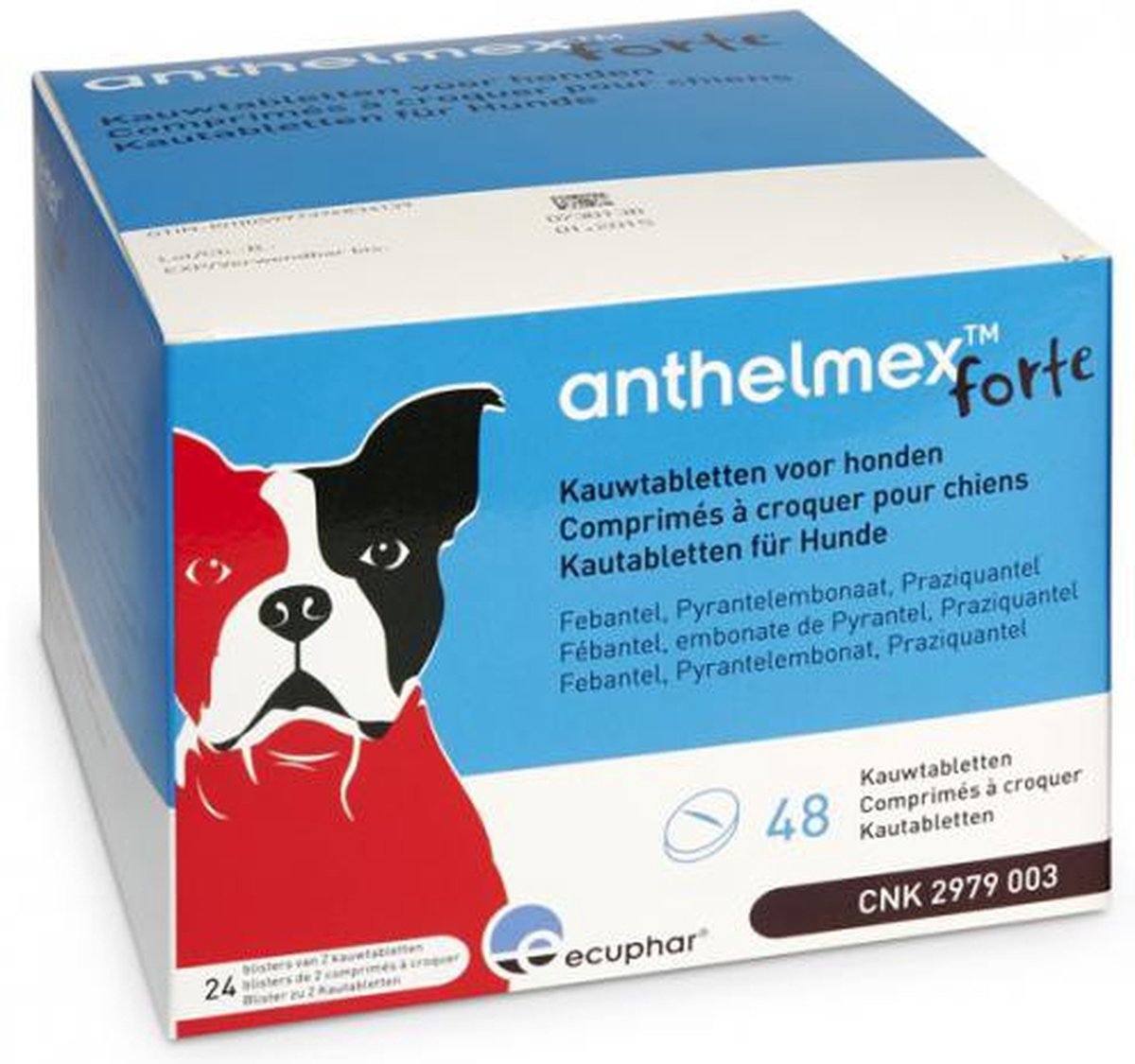 Anthelmex Forte | 48 kauwtabletten