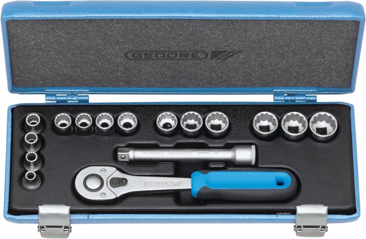 Gedore Dopsleutelset 3/8" 16-dlg. - 2682893