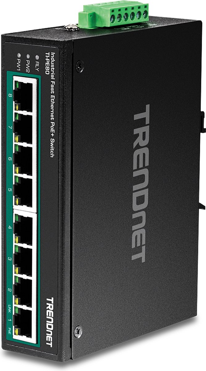 TrendNet TI-PE80 Industrial Ethernet Switch 10 / 100 MBit/s