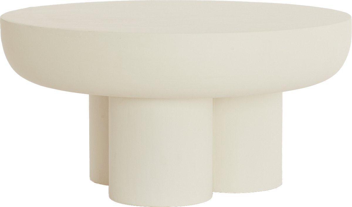 Light & Living Light&living Salontafel Ø70x35 cm MIZUHO crème