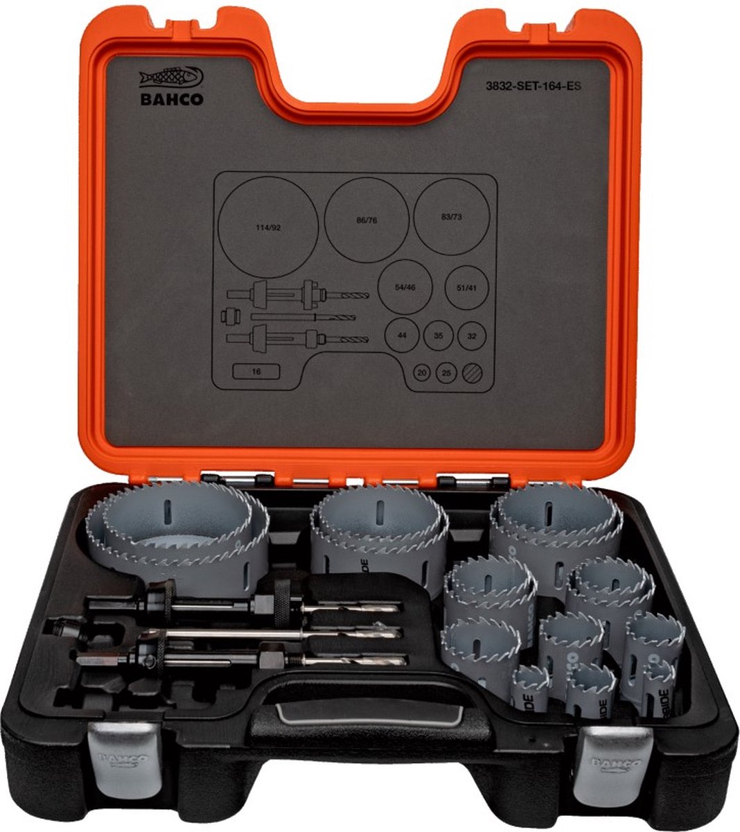 Bahco Gatzagenset 16-114mm | 20-delig - 3832-SET-164-ES