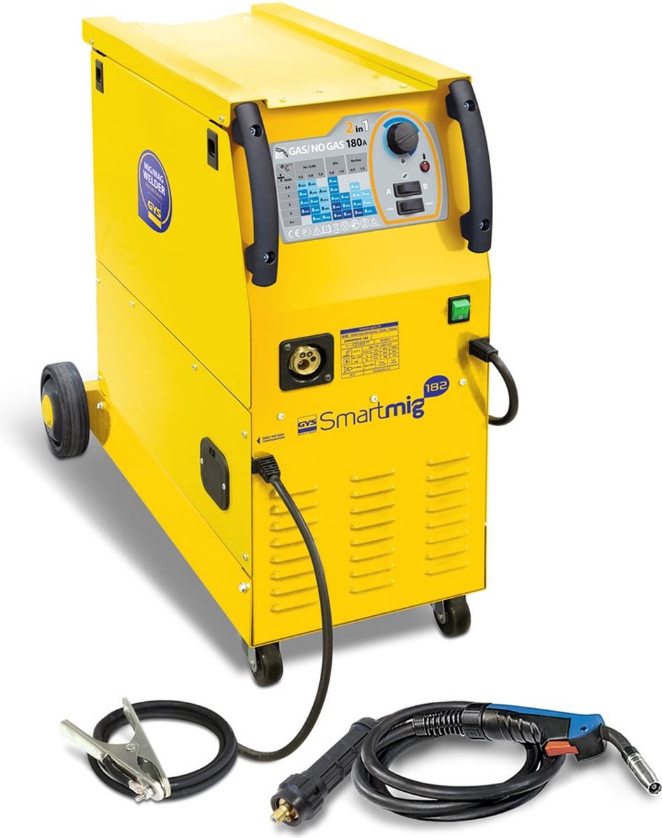 Gys GYS Lasinverter Smartmig 182, Met accessoires - 5192033184