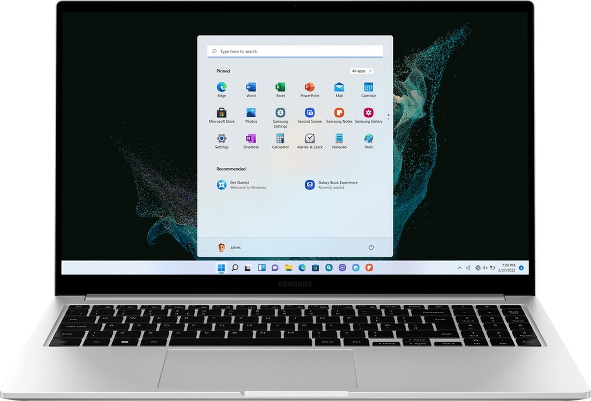 Samsung - Galaxy Book2 - Laptop - 15,6"IPS - Zilver