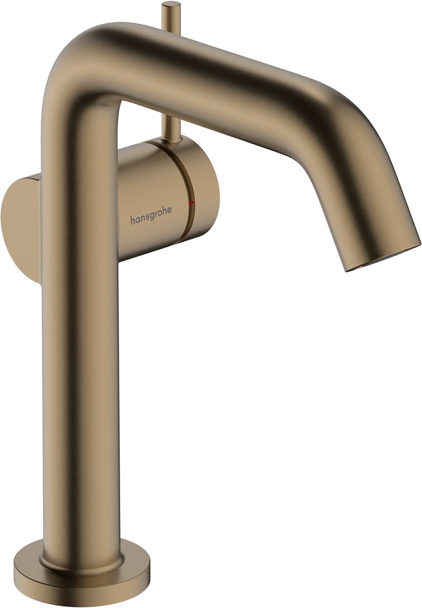 hansgrohe Tecturis Sééngreeps wastafelkraan 150 Fine CoolStart met afvoerplug Brushed Bronze