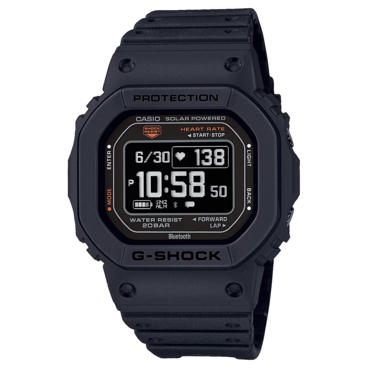 Casio G-Shock DW-H5600-1ER Horloge - Kunststof - Zwart -Ø 40 mm