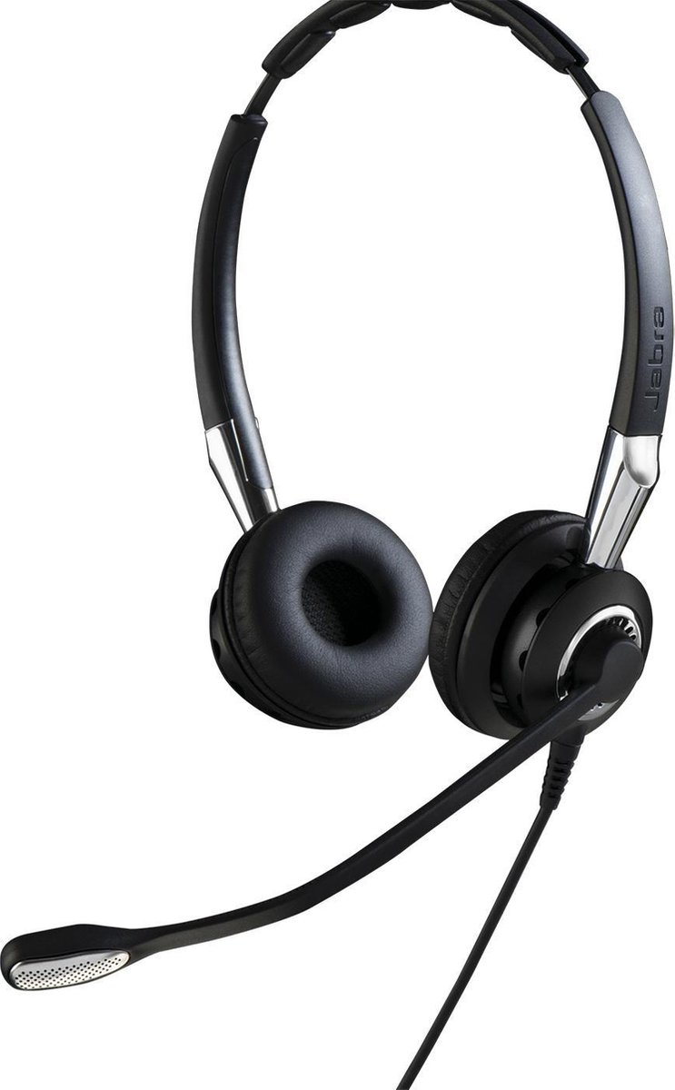 Jabra BIZ 2400 II Duo Headset met Noise-cancelling Microfoon met QD connector