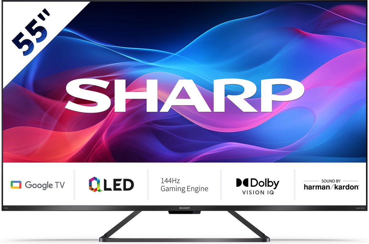 Sharp 55GR8265E Zwart