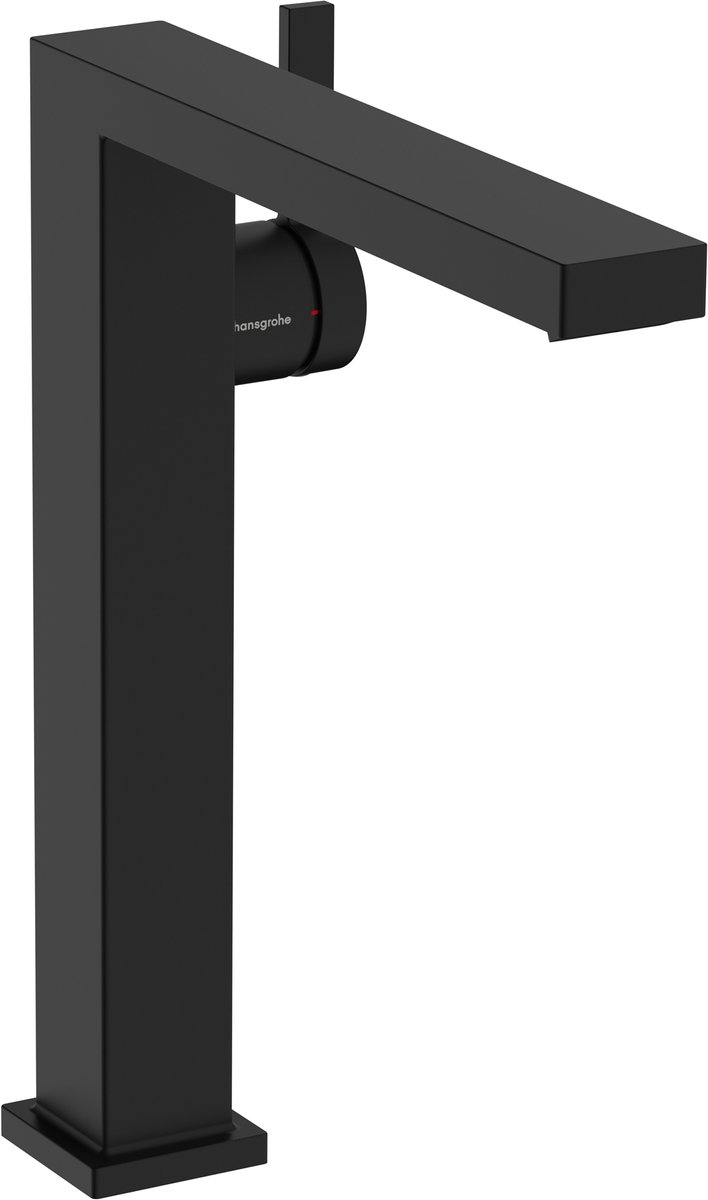 hansgrohe Tecturis Eééngreeps wastafelkraan 240 Fine CoolStart voor waskommen zonder afvoerplug mat zwart