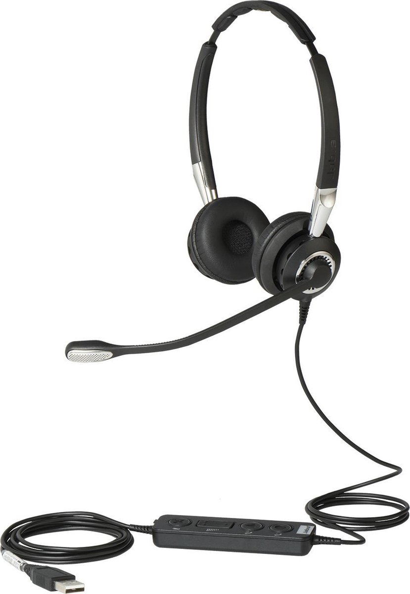 Jabra BIZ 2400 II USB DUO CC - Koptelefoon - op oor - omkeerbaar