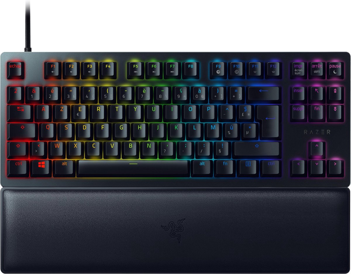 Razer Huntsman V2 Tenkeyless Analog Keyboard (Red Switch) - French Azerty Layout