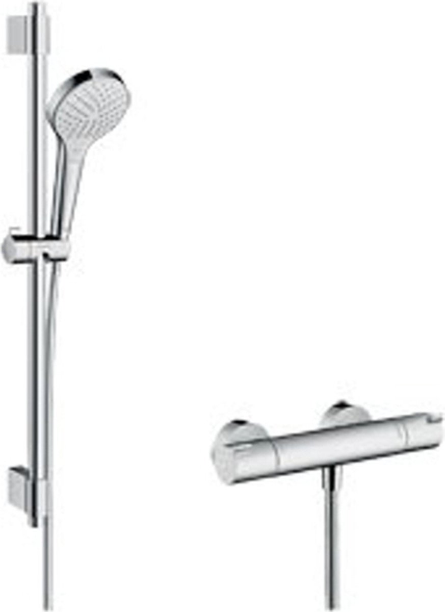 hansgrohe Croma Select S Vario renovatieset 72 cm met EcoStat 1001 CL thermostaat wit/chroom