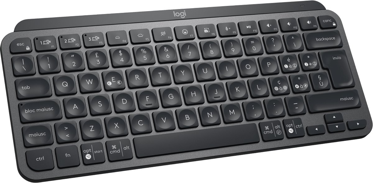 Logitech MX Keys Mini for Business toetsenbord RF-draadloos + Bluetooth QWERTY Italiaans Grafiet