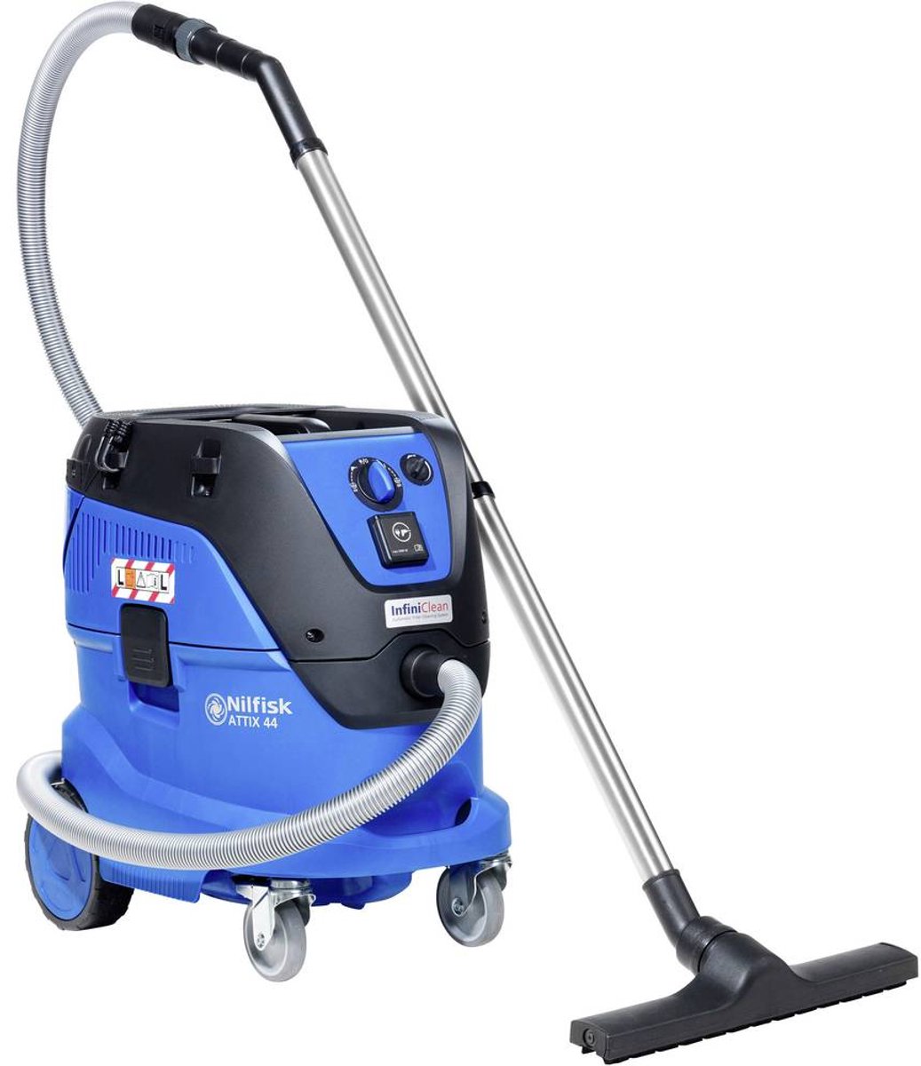 Nilfisk ATTIX 44 42l 1400W Zwart, Blauw stofzuiger