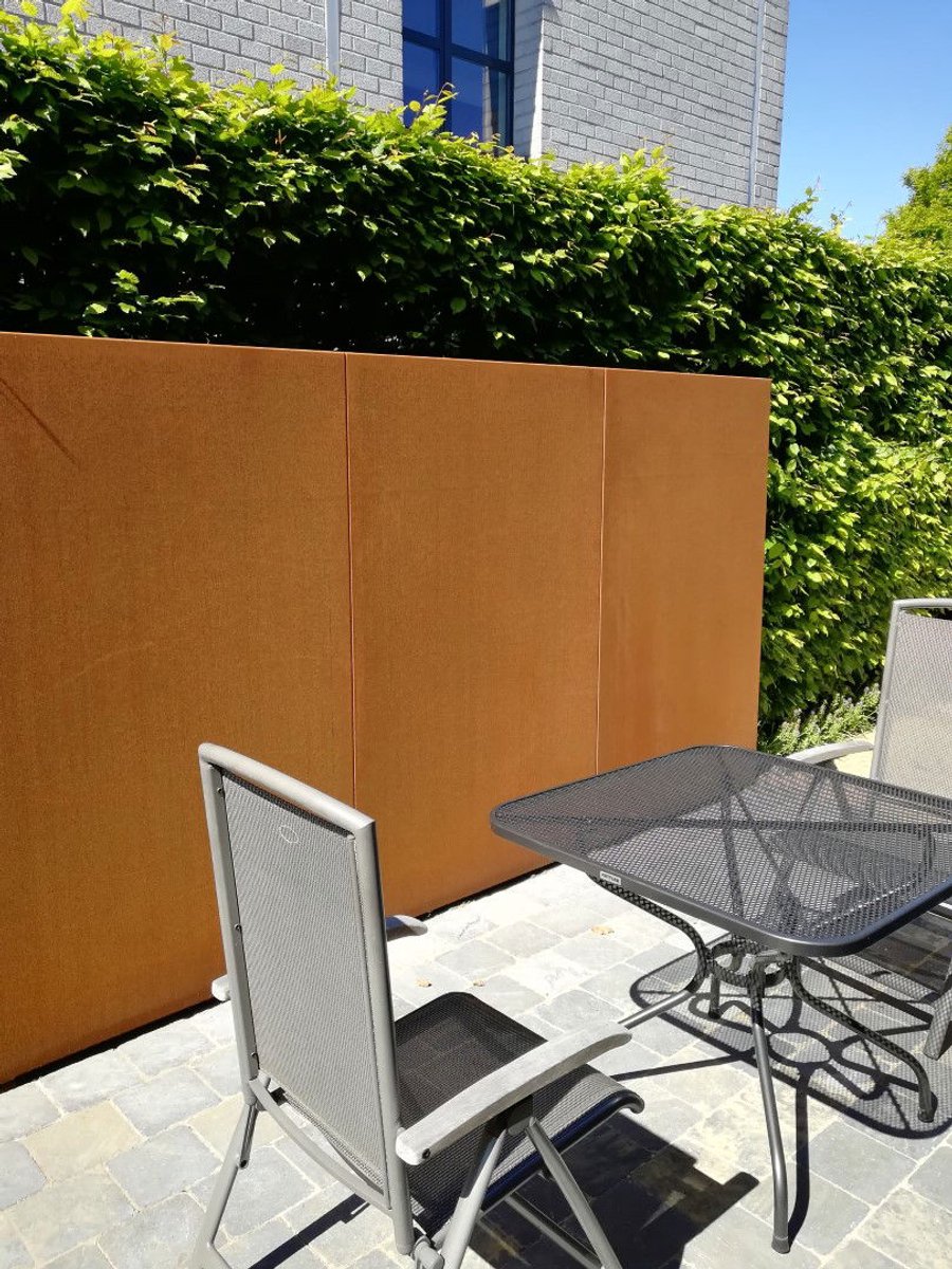 Gerofence cortenstaal L100 x B5 x H200 cm - Geroba