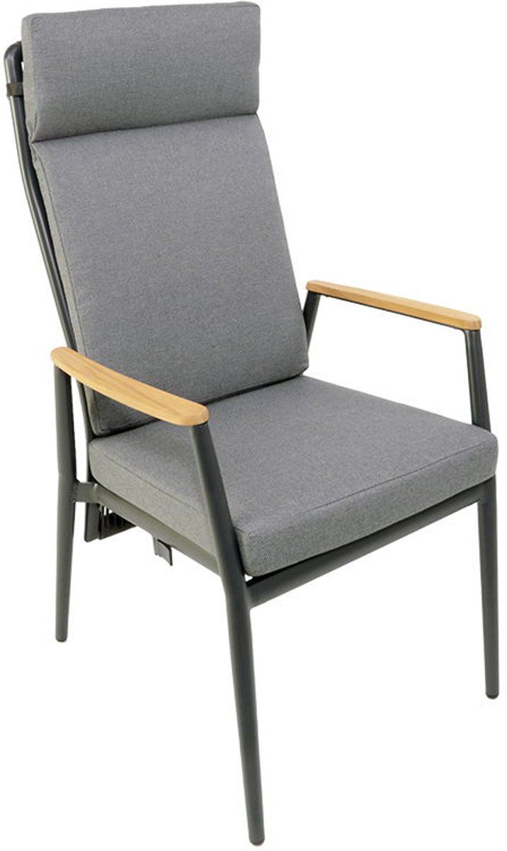 Lakeshore verstelbare dining stoel midnight grey - Oosterik home
