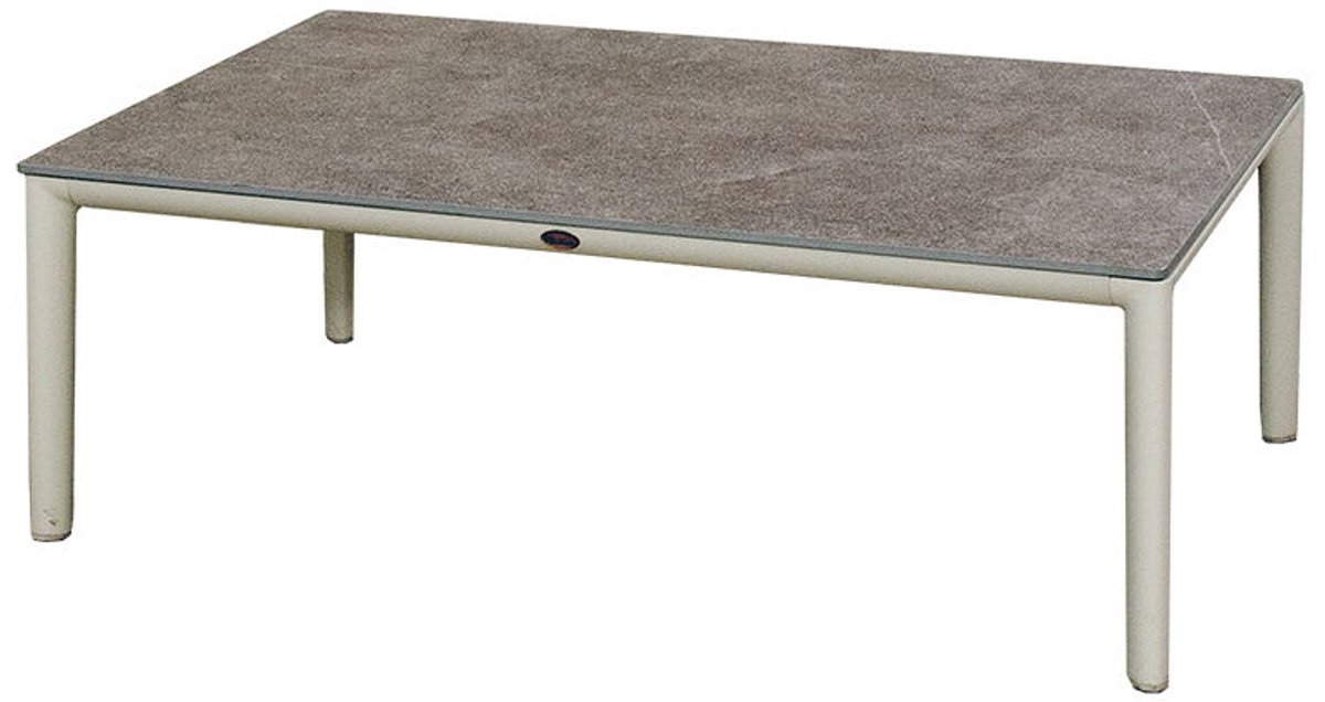 Keystone lounge tafel sunny creme 120 x 79 cm - Oosterik home