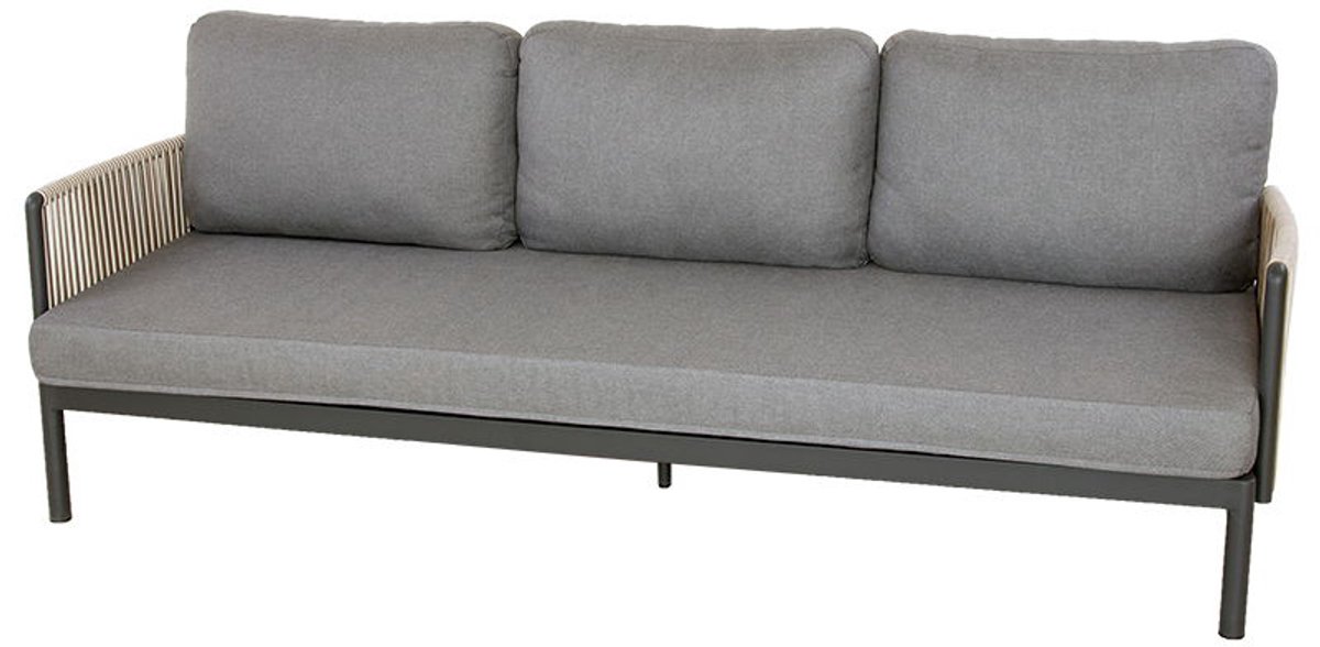 Sidney lounge 3-zitsbank midnight grey - Oosterik home