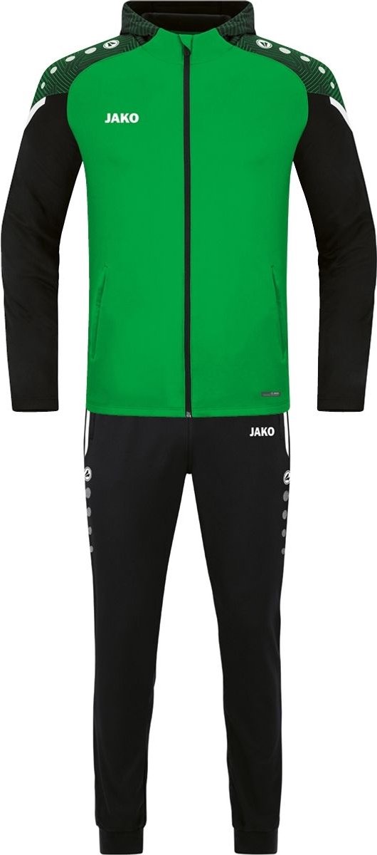 JAKO M9622D Vrijetijdspak Performance Dames - Zachtgroen/Zwart - 38