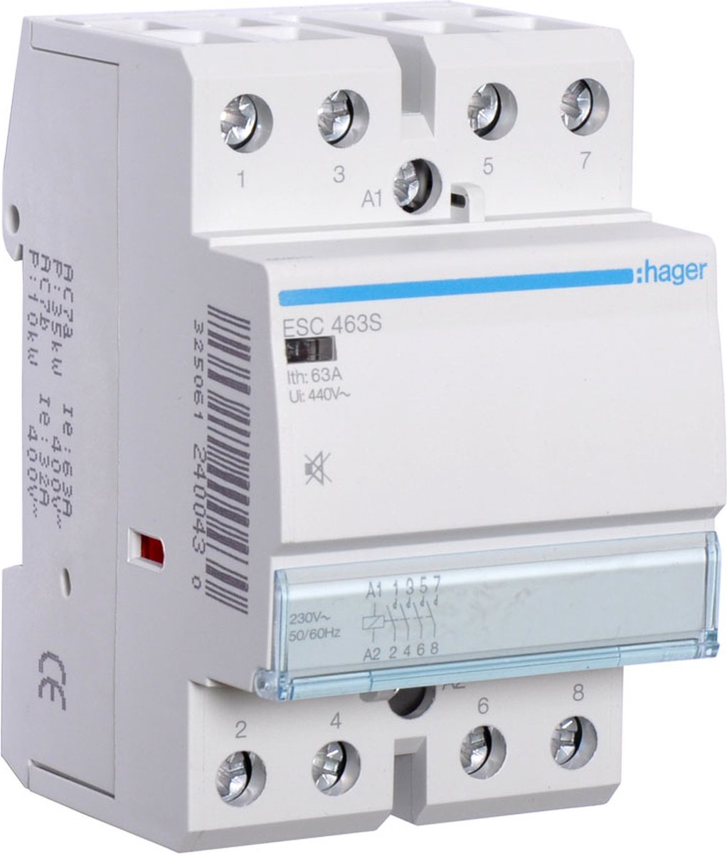 Hager ESC463S Installatiezekeringautomaat 400 V 1 stuk(s)