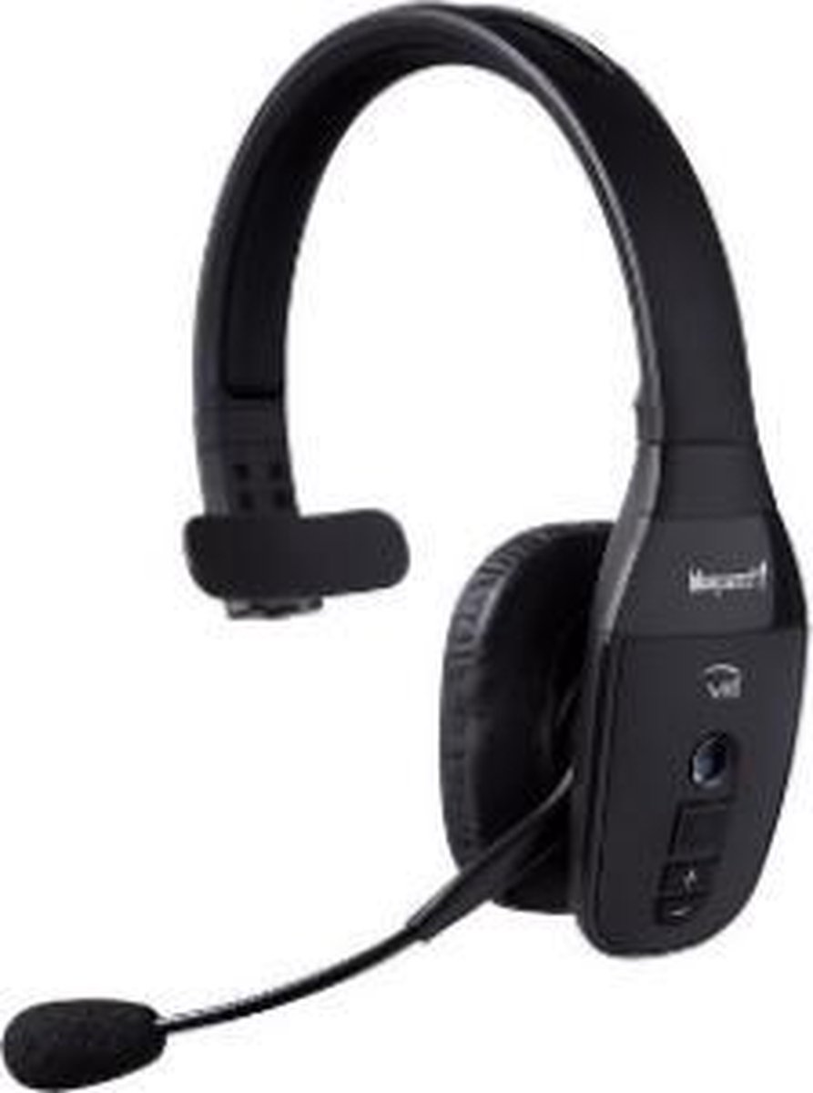 Jabra BlueParrott B450-XT Over Ear headset Computer Bluetooth Mono Zwart Ruisonderdrukking (microfoon), Noise Cancelling Headset, Volumeregeling, Microfoon