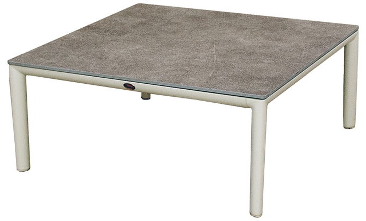 Keystone lounge tafel sunny creme dia. 90 cm - Oosterik home