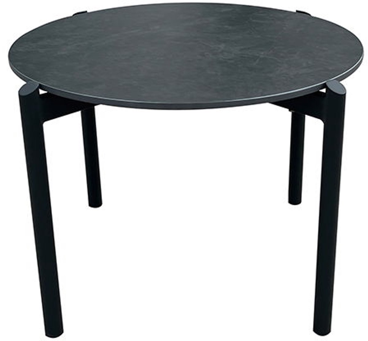 Castle Rock lounge tafel midnight grey dia. 67 cm - Oosterik home