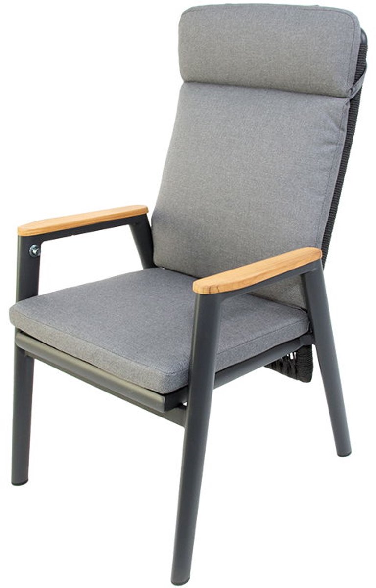 Masonville verstelbare dining stoel midnight grey - Oosterik home