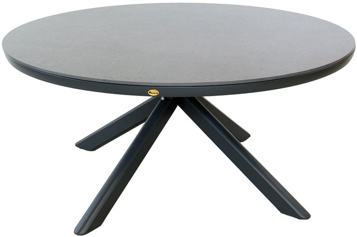 Rexburg dining tafel midnight grey dia. 158 cm - Oosterik home
