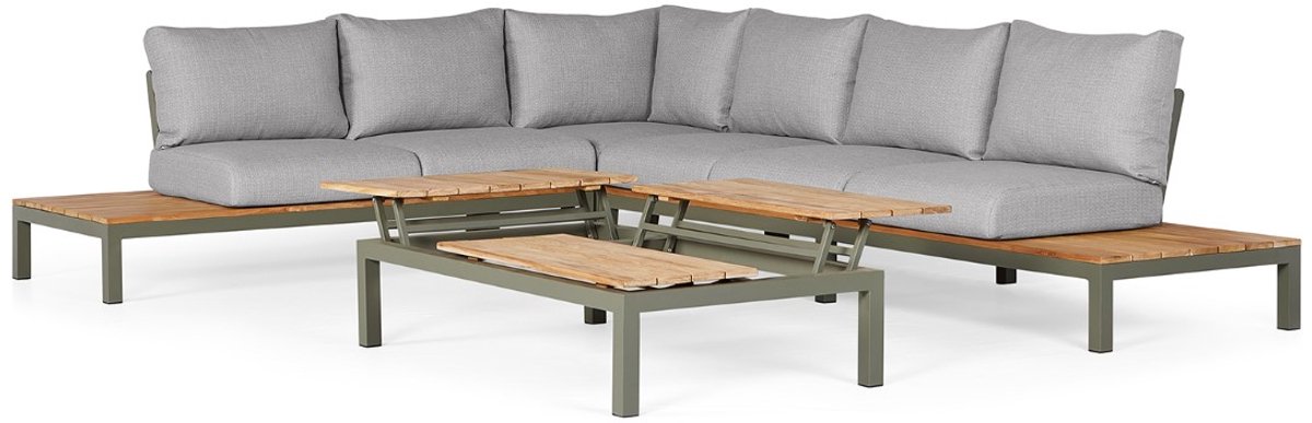 SUNS Memphis Loungeset 4-delig XL Light Antracite - Suns