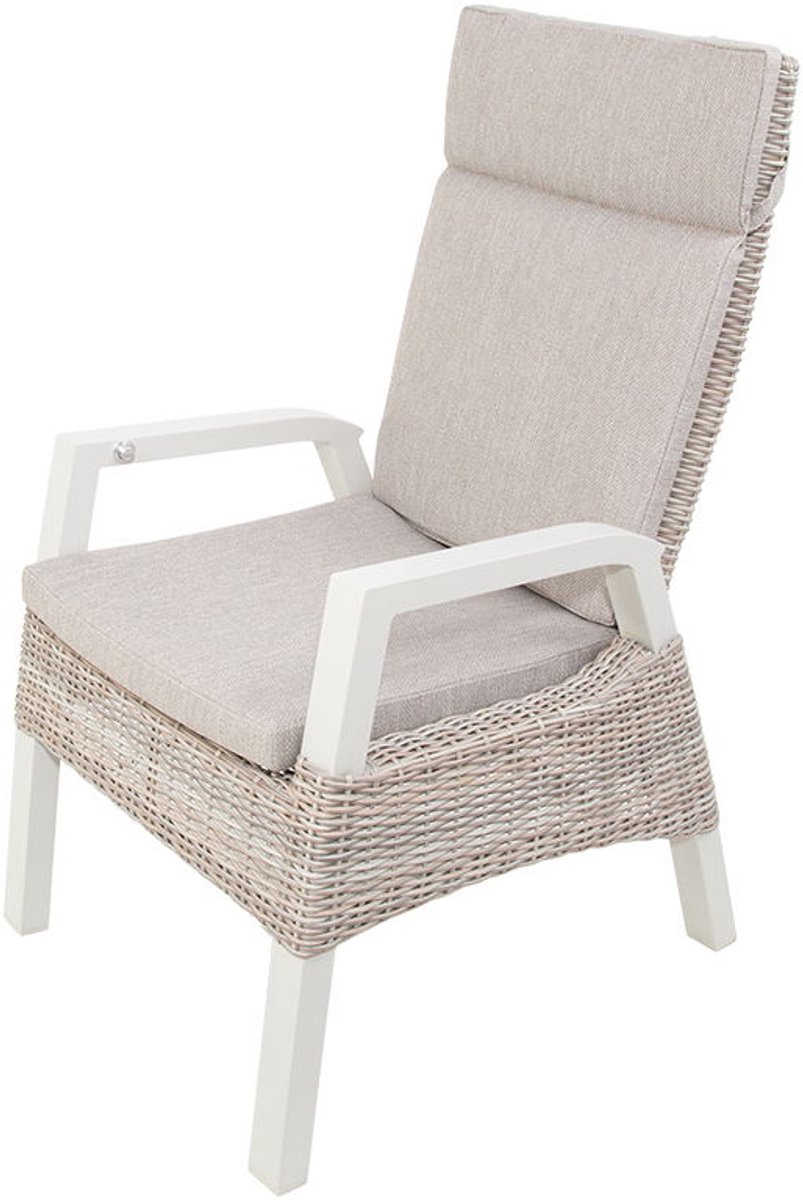 Salina verstelbare dining stoel mist grey - Oosterik home