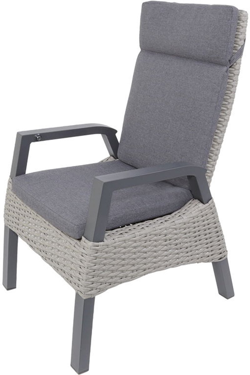 Salina verstelbare dining stoel salty grey - Oosterik home