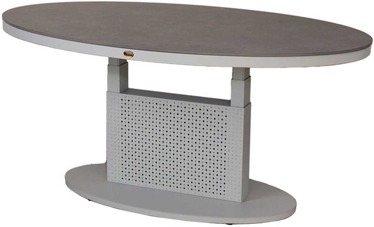 Pine Valley verstelbare lounge tafel mist grey 150 x 90 cm - Oosterik home