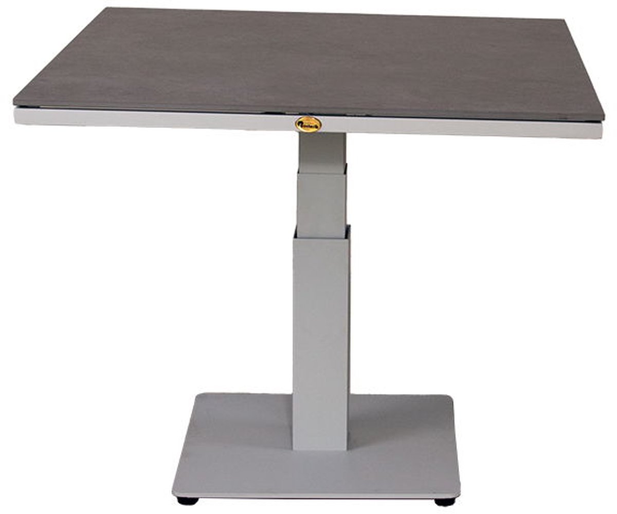 Pine Valley verstelbare lounge tafel mist grey 90 x 90 cm - Oosterik home